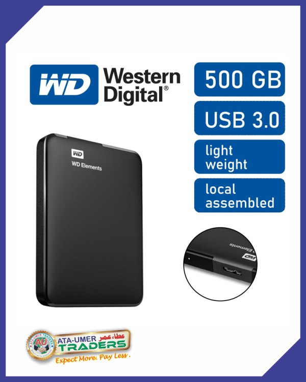 WD Element 500GB USB 3.0 Portable External Hard Disk
