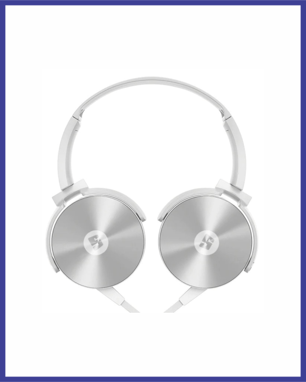 Space EN570 Encore Deluxe Headphones fashion forward (Silver Color) - Image 2
