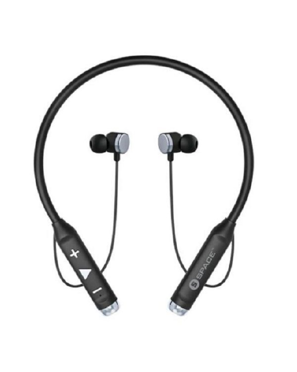 Space Move MV-694 Wireless Neckband Bluetooth Earphones - Image 2