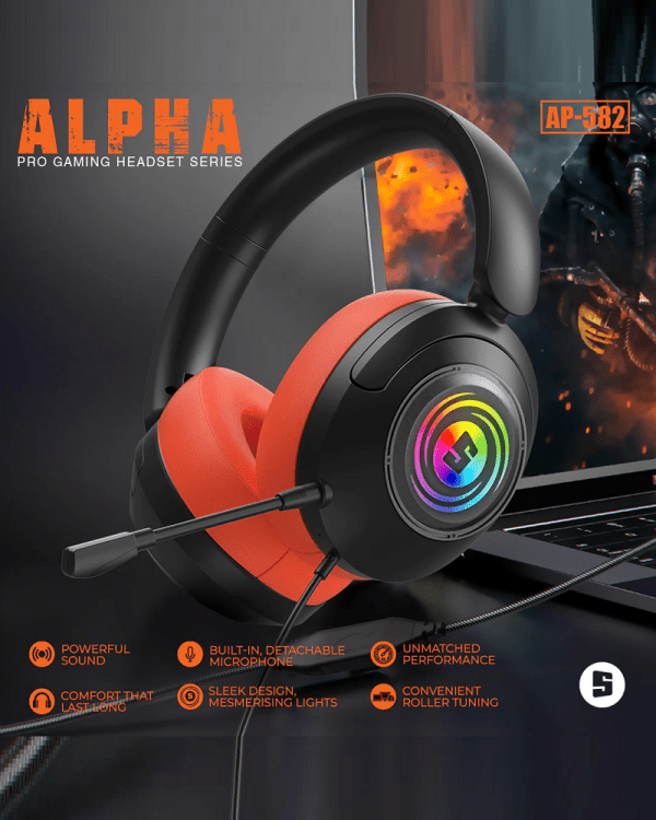 Space Alpha AP 582 Pro Gaming Headphone