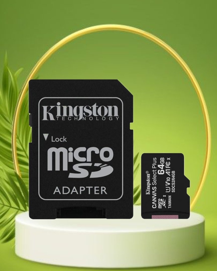 Kingston 64GB Canvas Select Plus Class 10 microSD Card