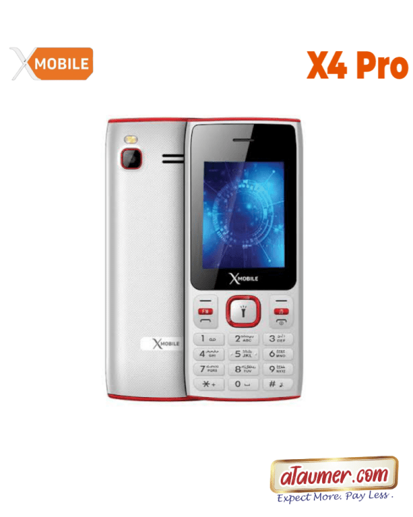 XMobile X4 Pro Keypad Mobile Phone (White) - Image 2