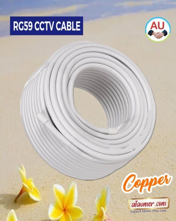 AU RG59 24 Wire Net Copper CCTV Cable