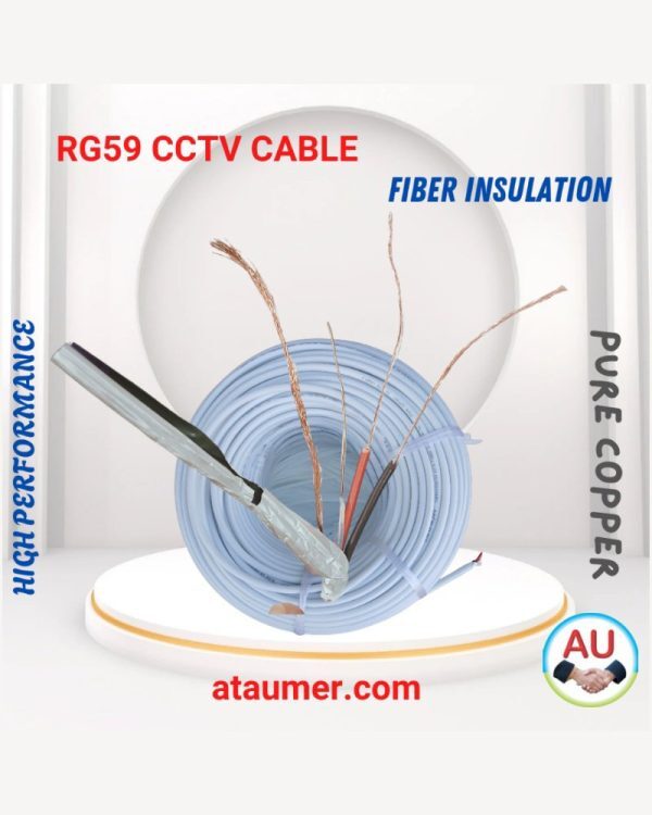 RG59 Pure Copper Fiber Insulation CCTV Cable - Image 3