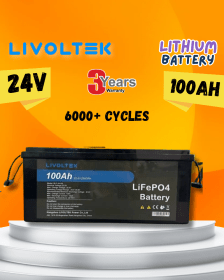 LIVOLTEK 24V 100Ah Cube / Box Lithium Battery